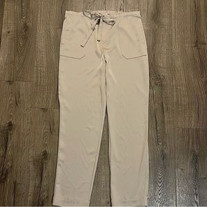 Chico’s Champagne Satin wide leg pants